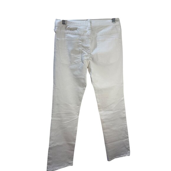 J.Crew‎ Womens White Denim Jeans Size 0 Cotton/Spandex - Picture 2 of 6